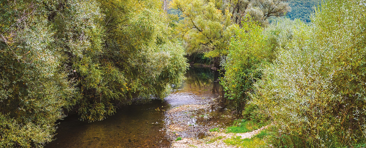 fiume Aniene in E bike